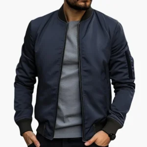 Nouvelles vestes pour hommes couleur unie Bomber veste manteau affaires hommes manteaux coupe-vent hommes vestes à glissière costumes sur mesure